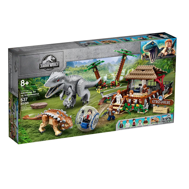 Indominus Rex Vs. Ankylosaurus Building Set (537 Pcs)
