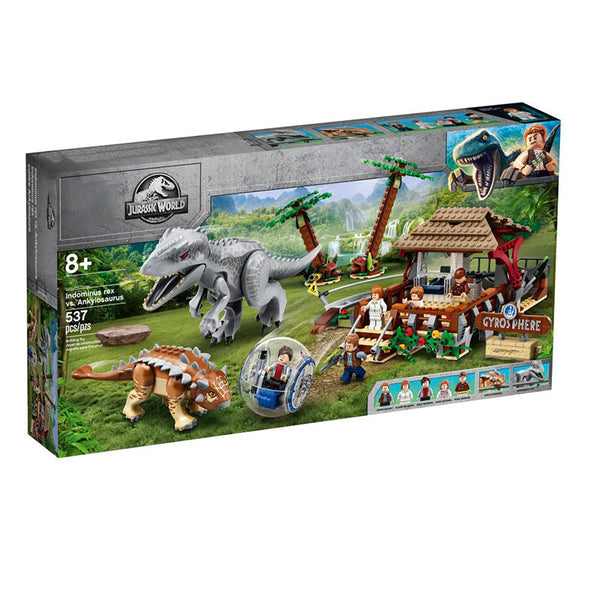 Indominus Rex Vs. Ankylosaurus Building Set (537 Pcs)