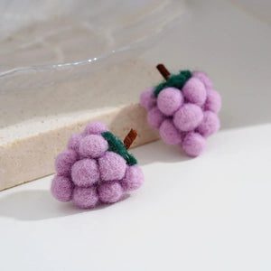 Kawaii Grapes Earrings PN4620 - Bear Hugs