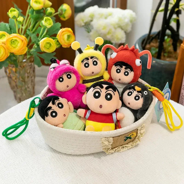 Shinichan Costume Capers Plush Keychain