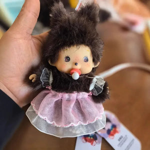 Paci Pals Monchichi Plush Keychain