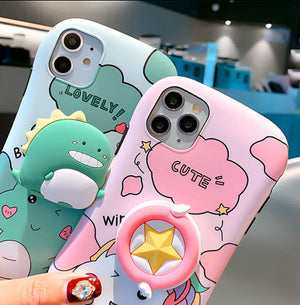 Cartoon Phone Case for iphone 6/6s/6plus/7/7plus/8/8P/X/XS/XR/XS Max/11/11pro/11pro max/12/12pro/12mini/12pro max PN2126 - Bear Hugs