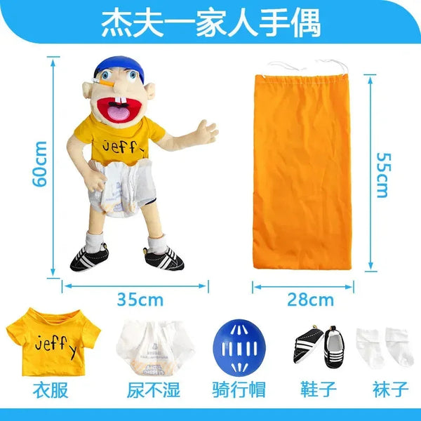 Jeffy & Friends Hand Puppet Dolls