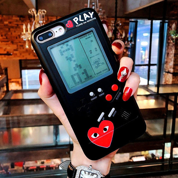 The Tetris Red And Black Gameconsole Phone Case for iphone 6/6s/6plus/7/7plus/8/8P/X/XS PN0822 - Bear Hugs