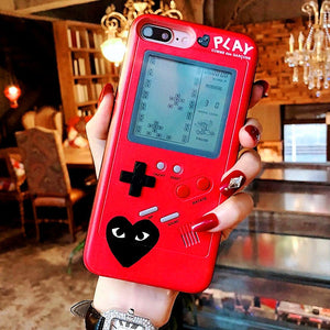 The Tetris Red And Black Gameconsole Phone Case for iphone 6/6s/6plus/7/7plus/8/8P/X/XS PN0822 - Bear Hugs