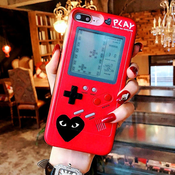 The Tetris Red And Black Gameconsole Phone Case for iphone 6/6s/6plus/7/7plus/8/8P/X/XS PN0822 - Bear Hugs