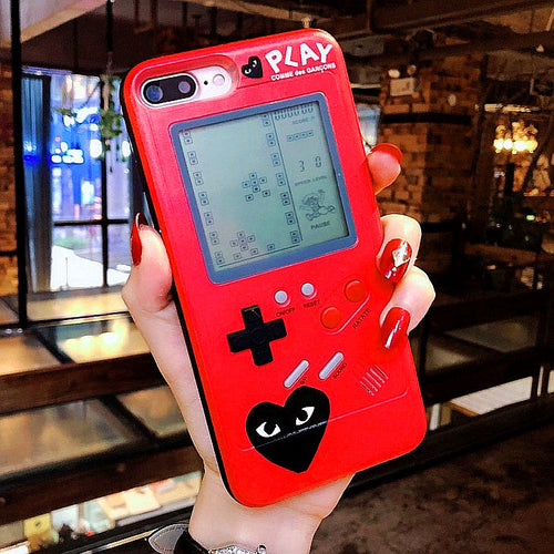 The Tetris Red And Black Gameconsole Phone Case for iphone 6/6s/6plus/7/7plus/8/8P/X/XS PN0822 - Bear Hugs