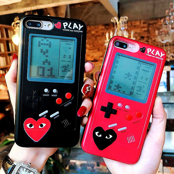 The Tetris Red And Black Gameconsole Phone Case for iphone 6/6s/6plus/7/7plus/8/8P/X/XS PN0822 - Bear Hugs