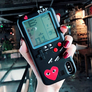 The Tetris Red And Black Gameconsole Phone Case for iphone 6/6s/6plus/7/7plus/8/8P/X/XS PN0822 - Bear Hugs