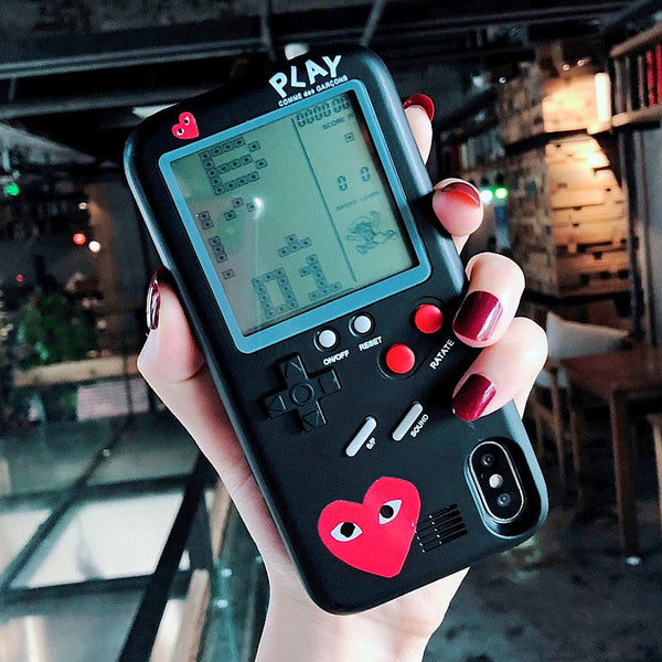 The Tetris Red And Black Gameconsole Phone Case for iphone 6/6s/6plus/7/7plus/8/8P/X/XS PN0822 - Bear Hugs