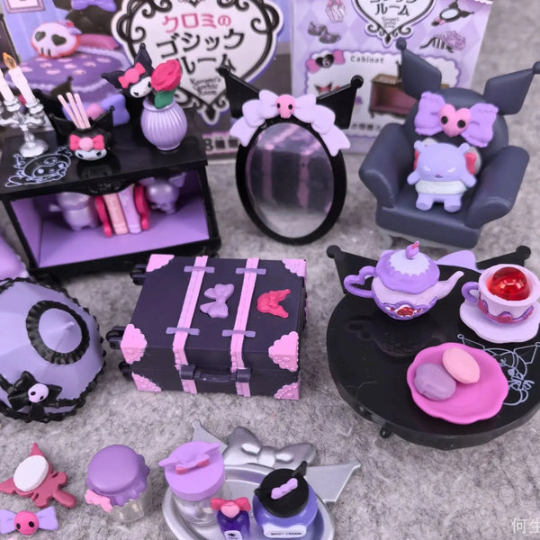 Kuromi's Room Micromodel Playing Set
