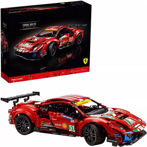 Technic Ferrari 488 GTE Building Blocks (1677 Pcs)