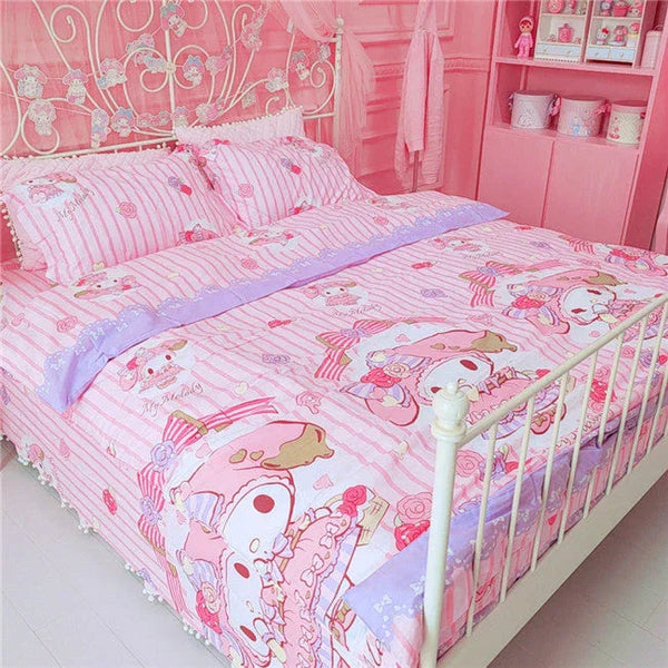 Pink Melody Bedding Set PN1016 - Bear Hugs