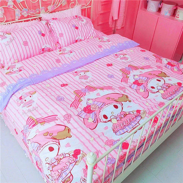 Pink Melody Bedding Set PN1016 - Bear Hugs