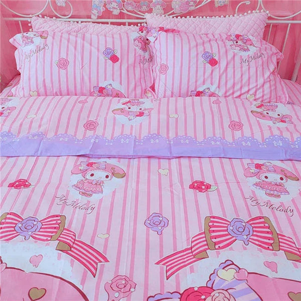 Pink Melody Bedding Set PN1016 - Bear Hugs