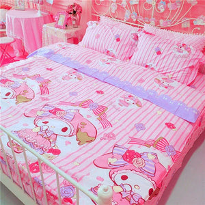 Pink Melody Bedding Set PN1016 - Bear Hugs