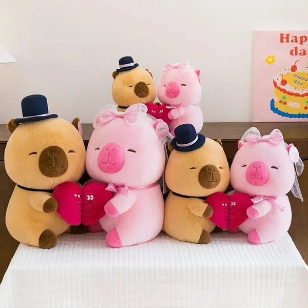 Soulmate Capybara Plush Pair