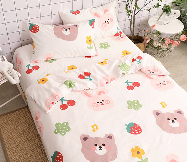 Kawaii Rabbit Bedding Set PN3267 - Bear Hugs