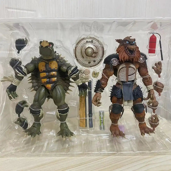 NEKA TMNT Tokka & Rahzar Figurines (18 cm)