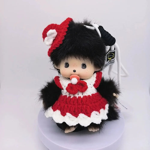Paci Pals Monchichi Plush Keychain