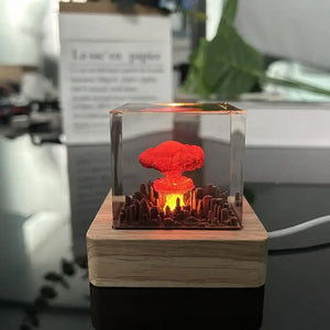 Atomic Glow Mushroom Cloud Lamp