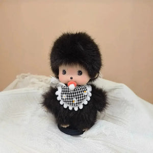 Paci Pals Monchichi Plush Keychain