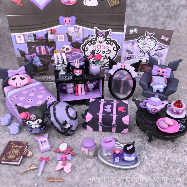 Kuromi's Room Micromodel Playing Set