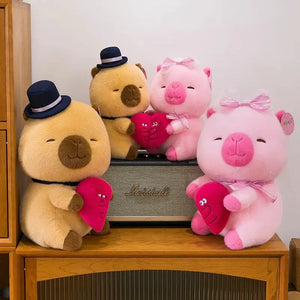 Soulmate Capybara Plush Pair