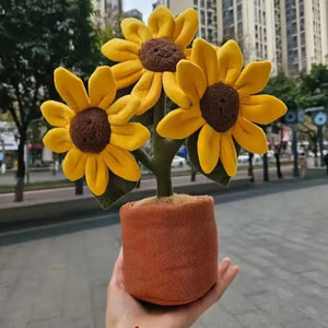 JC Sunshine Potted Flower Plush