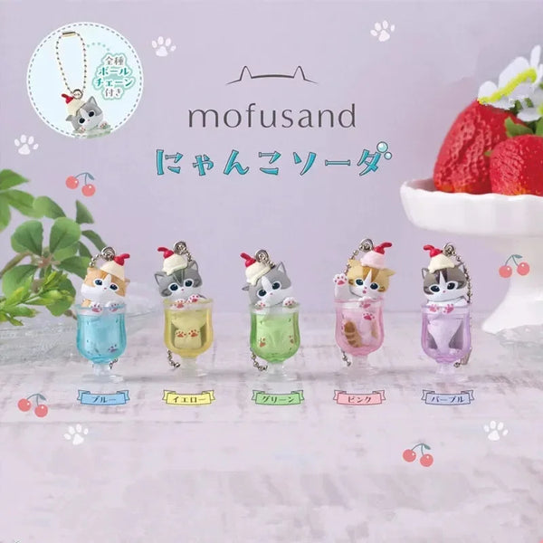 Mofusand Glass Cup Companions Set