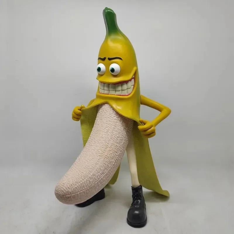 Peel-Back Prankster Banana Figurine (30 cm)