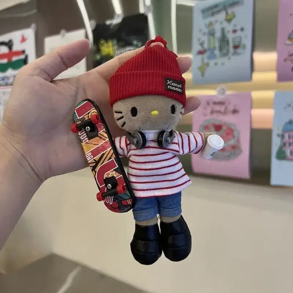 Hello KT Glam Gal Plush Keychain
