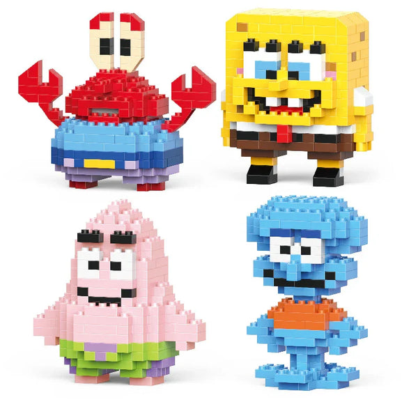 Bricks Bikini Bottom Spongebob Micro Blocks