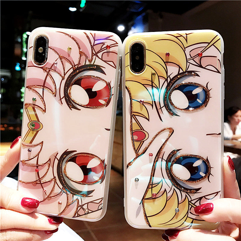 Shining Usagi Phone Case for iphone 6/6s/6plus/7/7plus/8/8P/X/XS/XR/XS Max/11/11pro/11promax/12/12pro/12mini/12pro max PN1147 - Bear Hugs