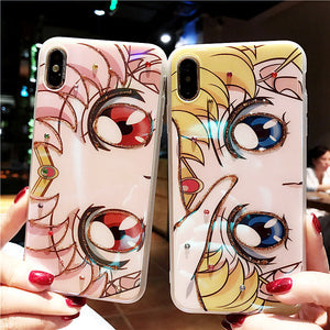 Shining Usagi Phone Case for iphone 6/6s/6plus/7/7plus/8/8P/X/XS/XR/XS Max/11/11pro/11promax/12/12pro/12mini/12pro max PN1147 - Bear Hugs