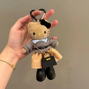 Hello KT Glam Gal Plush Keychain