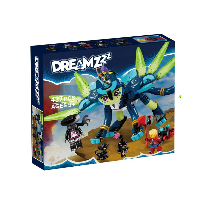 DREAMZzz Zoey and Zian The Cat-Owl 71476 Blocks (437 Pcs)