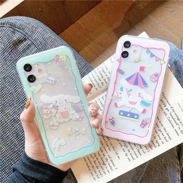 Cartoon Anime Phone Case for iphone 7/7plus/8/8P/X/XS/XR/XS Max/11/11pro/11pro max/12/12mini/12pro/12pro max PN3334 - Bear Hugs