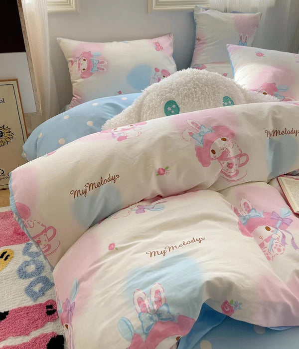 Kawaii Anime Bedding Set PN6435 - Bear Hugs