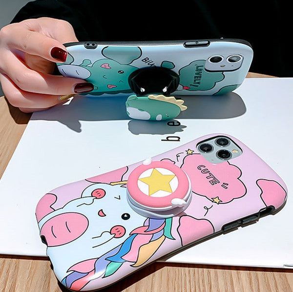 Cartoon Phone Case for iphone 6/6s/6plus/7/7plus/8/8P/X/XS/XR/XS Max/11/11pro/11pro max/12/12pro/12mini/12pro max PN2126 - Bear Hugs