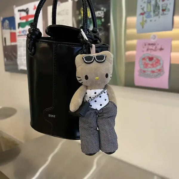 Hello KT Glam Gal Plush Keychain