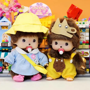 Paci Pals Monchichi Plush Keychain