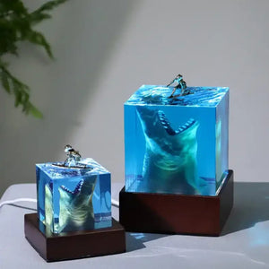 Shark Ambush Resin Night Light