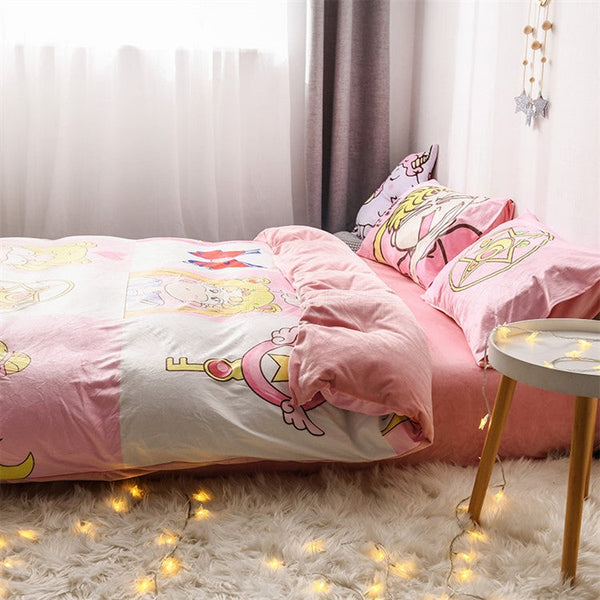 Fashion Sailormoon Usagi and Luna Bedding Set PN1778 - Bear Hugs
