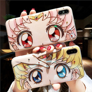 Shining Usagi Phone Case for iphone 6/6s/6plus/7/7plus/8/8P/X/XS/XR/XS Max/11/11pro/11promax/12/12pro/12mini/12pro max PN1147 - Bear Hugs