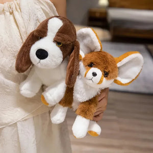 Big-Eared Hound & Fox Plush (28 cm)