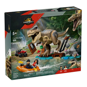 Jurassic World T-rex River Escape Blocks (199 Pcs)