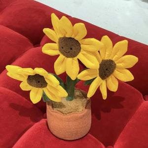 JC Sunshine Potted Flower Plush