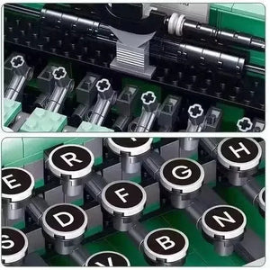 Retro Typewriter Building Block Set