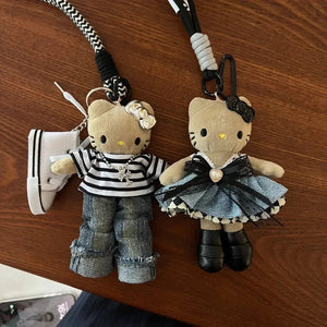 Hello KT Glam Gal Plush Keychain